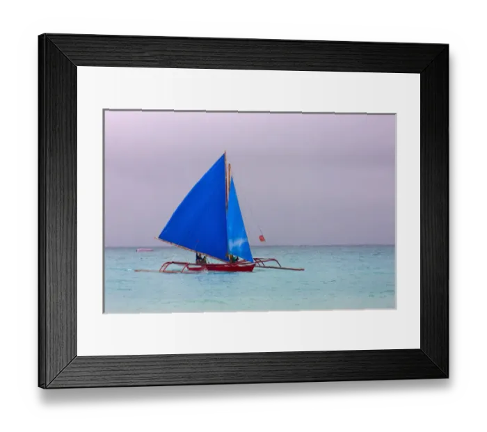 Framed Print : Sail boat in the ocean, Boracay Island, Aklan Province, Philippines Framed Print : Sail boat in the ocean, Boracay Island, Aklan Province, Philippines