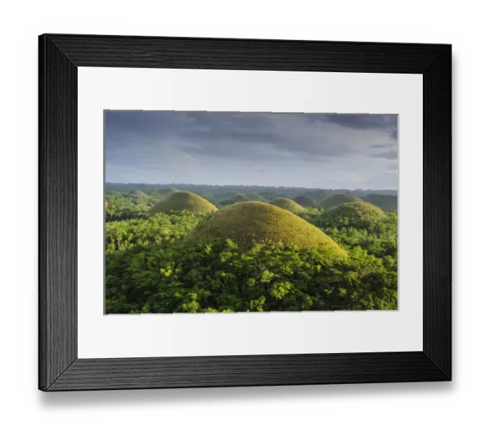 Framed Print : Chocolate Hills, Bohol, Philippines