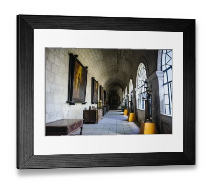 Framed Print : Cloister of the San Augustin church, Intramuros, Manila, Luzon, Philippines Framed Print : Cloister of the San Augustin church, Intramuros, Manila, Luzon, Philippines