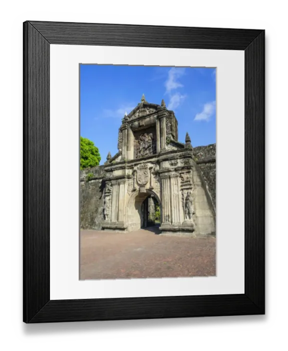 Framed Print : Entrance to the old Fort Santiago, Intramuros, Manila, Luzon, Philippines Framed Print : Entrance to the old Fort Santiago, Intramuros, Manila, Luzon, Philippines