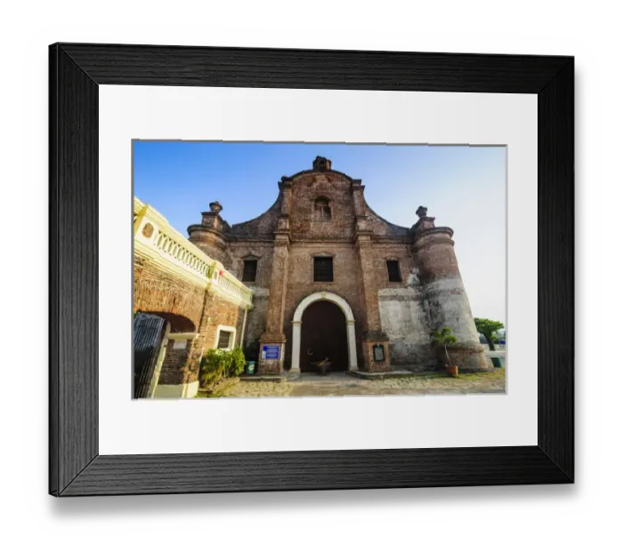 Framed Print : Unesco world heritage sight the church of Santa Maria, Ilocos Norte, Northern Luzon
