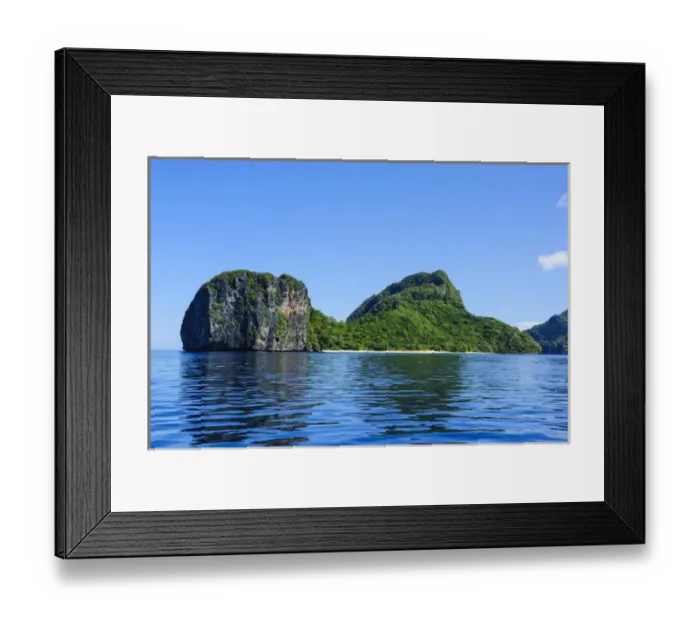 Framed Print : The Bacuit archipelago, Palawan, Philippines