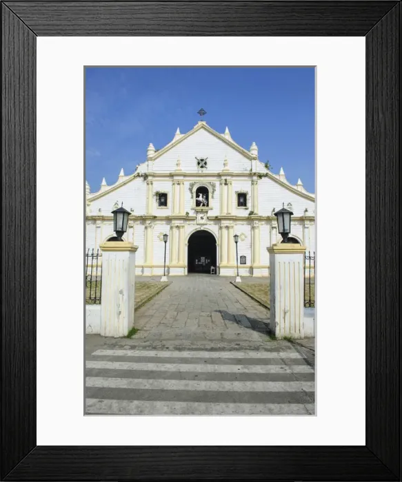 Framed Print : ST. Paul cathedral in the Unesco world heritage sight Vigan, Northern Luzon, Philippines Framed Print : ST. Paul cathedral in the Unesco world heritage sight Vigan, Northern Luzon, Philippines