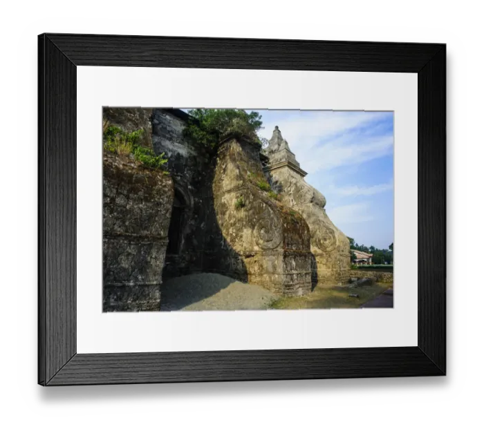 Framed Print : Unesco world heritage sight the colonial church Paoay, Northern Luzon, Philippines Framed Print : Unesco world heritage sight the colonial church Paoay, Northern Luzon, Philippines