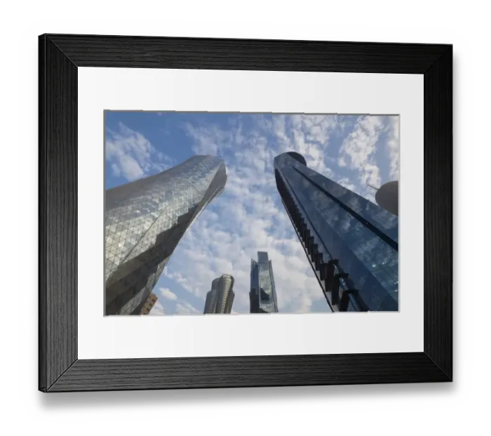 Framed Print : Qatar, Doha, Doha Bay, West Bay skyscrapers, dusk Framed Print : Qatar, Doha, Doha Bay, West Bay skyscrapers, dusk
