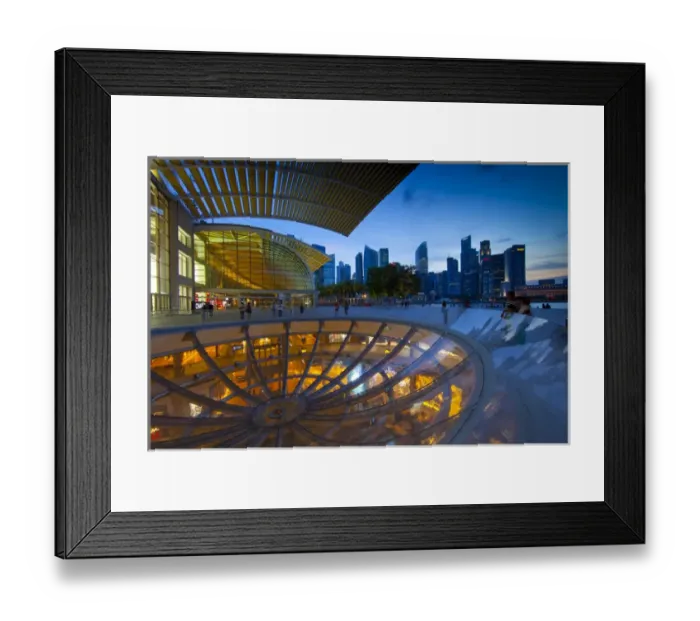 Framed Print : Singapore. Sunset on downtown area. Credit as: Jim Zuckerman / Jaynes Gallery / DanitaDelimont Framed Print : Singapore. Sunset on downtown area. Credit as: Jim Zuckerman / Jaynes Gallery / DanitaDelimont
