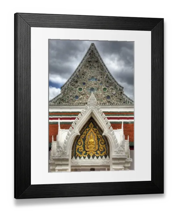 Framed Print : Thailand, Bangkok, Wat Bangkungthien Kang