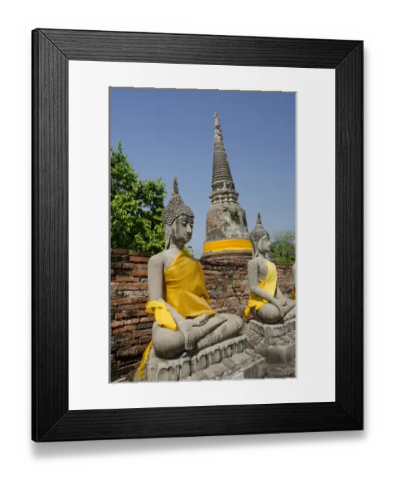 Framed Print : Thailand, Ayutthaya. Wat Phra Chao Phya-thai (aka Wat Yi Chai-mongkol) Framed Print : Thailand, Ayutthaya. Wat Phra Chao Phya-thai (aka Wat Yi Chai-mongkol)