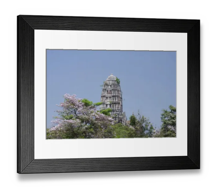 Framed Print : Thailand, Ayutthaya. Wat Mahathat (aka Wat Maha That) was the historic royal monastery