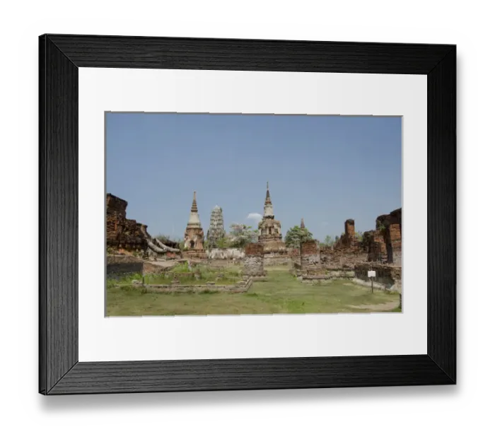 Framed Print : Thailand, Ayutthaya. Wat Mahathat (aka Wat Maha That) historic royal monastery Framed Print : Thailand, Ayutthaya. Wat Mahathat (aka Wat Maha That) historic royal monastery