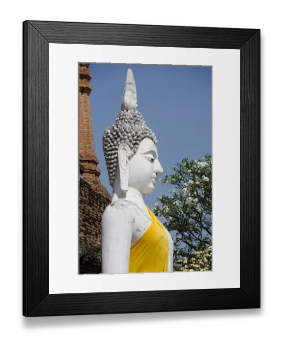 Framed Print : Thailand, Ayutthaya. Wat Phra Chao Phya-thai (aka Wat Yai Chai-mongkol) Framed Print : Thailand, Ayutthaya. Wat Phra Chao Phya-thai (aka Wat Yai Chai-mongkol)