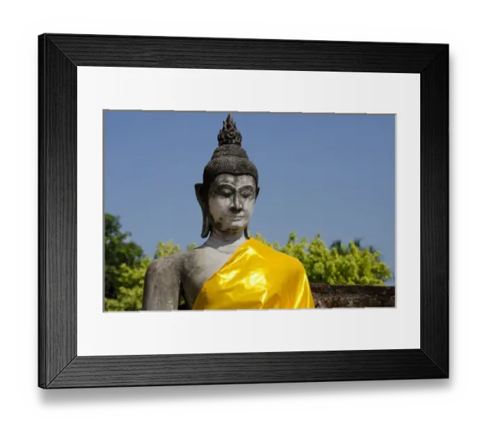 Framed Print : Thailand, Ayutthaya. Wat Phra Chao Phya-thai (aka Wat Yai Chai-mongkol) Framed Print : Thailand, Ayutthaya. Wat Phra Chao Phya-thai (aka Wat Yai Chai-mongkol)