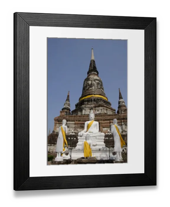 Framed Print : Thailand, Ayutthaya. Wat Phra Chao Phya-thai (aka Wat Yi Chai-mongkol) Framed Print : Thailand, Ayutthaya. Wat Phra Chao Phya-thai (aka Wat Yi Chai-mongkol)