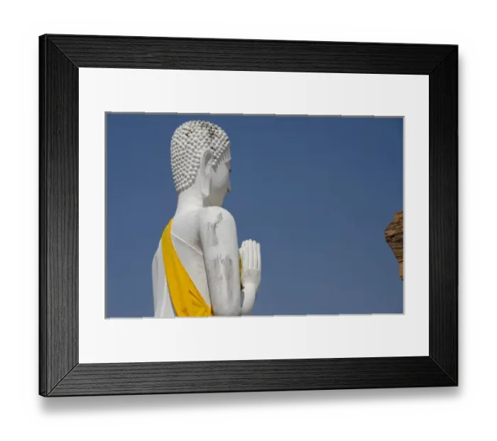 Framed Print : Thailand, Ayutthaya. Wat Phra Chao Phya-thai (aka Wat Yi Chai-mongkol)