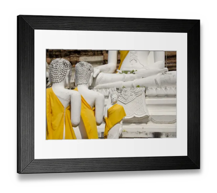 Framed Print : Thailand, Ayutthaya. Wat Phra Chao Phya-thai (aka Wat Yi Chai-mongkol)