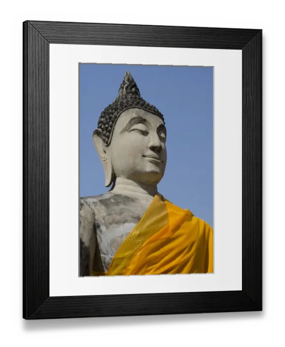 Framed Print : Thailand, Ayutthaya. Wat Phra Chao Phya-thai (aka Wat Yi Chai-mongkol) Framed Print : Thailand, Ayutthaya. Wat Phra Chao Phya-thai (aka Wat Yi Chai-mongkol)