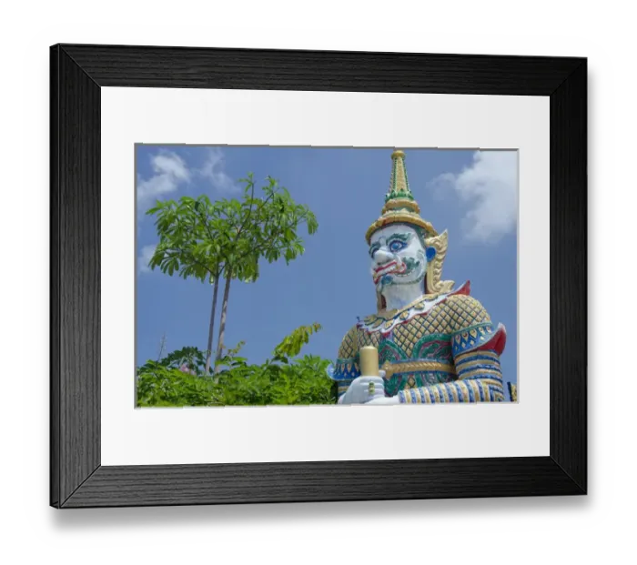 Framed Print : Thailand, Ko Samui (aka Koh Samui). Wat Plai Laem, Buddhist temple Framed Print : Thailand, Ko Samui (aka Koh Samui). Wat Plai Laem, Buddhist temple