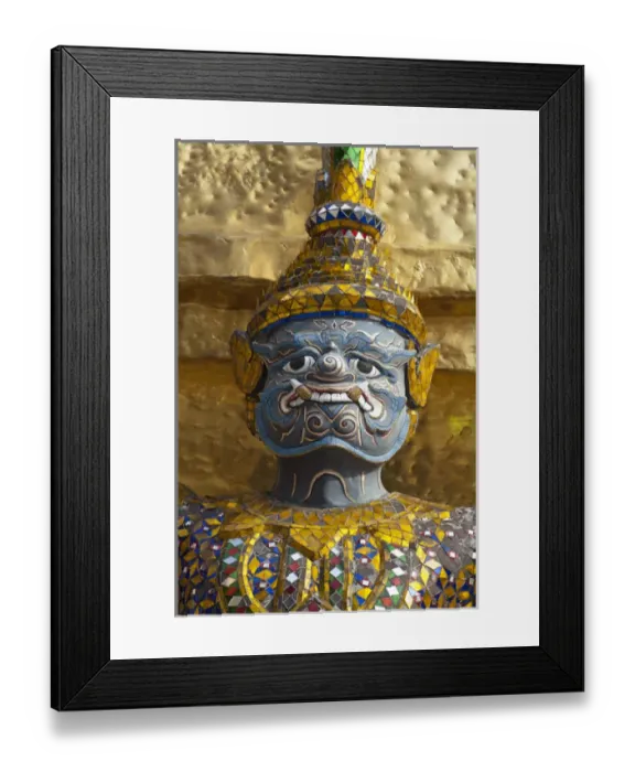 Framed Print : Thailand, Bangkok. The Grand Palace, established in 1782