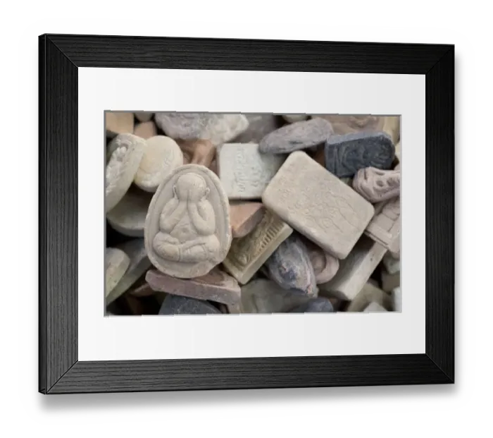 Framed Print : Thailand, Bangkok Amulet Market. Religious amulets, charms, talismans & traditional Framed Print : Thailand, Bangkok Amulet Market. Religious amulets, charms, talismans & traditional