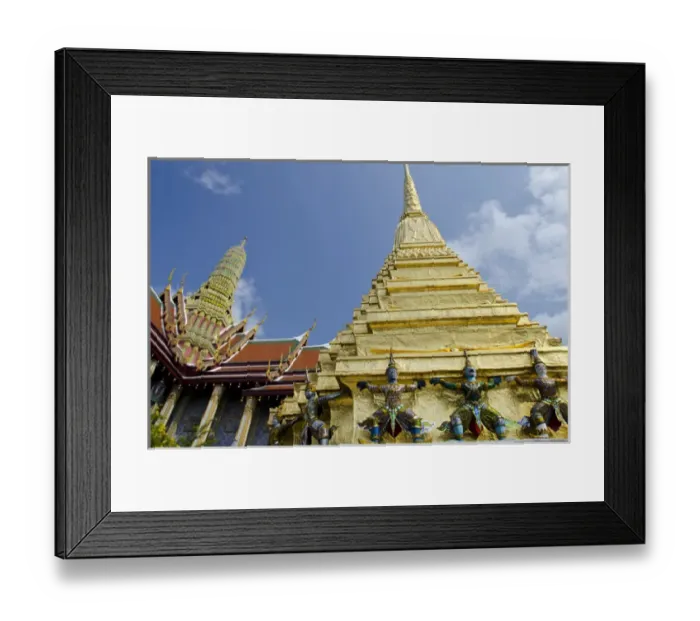 Framed Print : Thailand, Bangkok. The Grand Palace, established in 1782. The Upper Terrace monuments Framed Print : Thailand, Bangkok. The Grand Palace, established in 1782. The Upper Terrace monuments