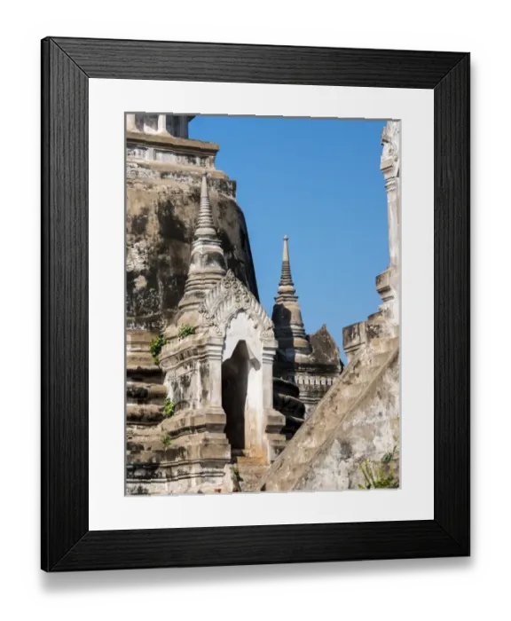 Framed Print : Southeast Asia; Thailand; Ayutthaya; Phra Nakhon Si Ayutthaya Old Siam Tempel