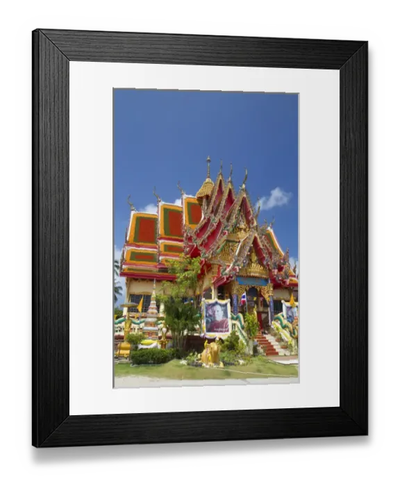 Framed Print : Wat Plai Laem temple located on the island of Ko Samui, Thailand Framed Print : Wat Plai Laem temple located on the island of Ko Samui, Thailand