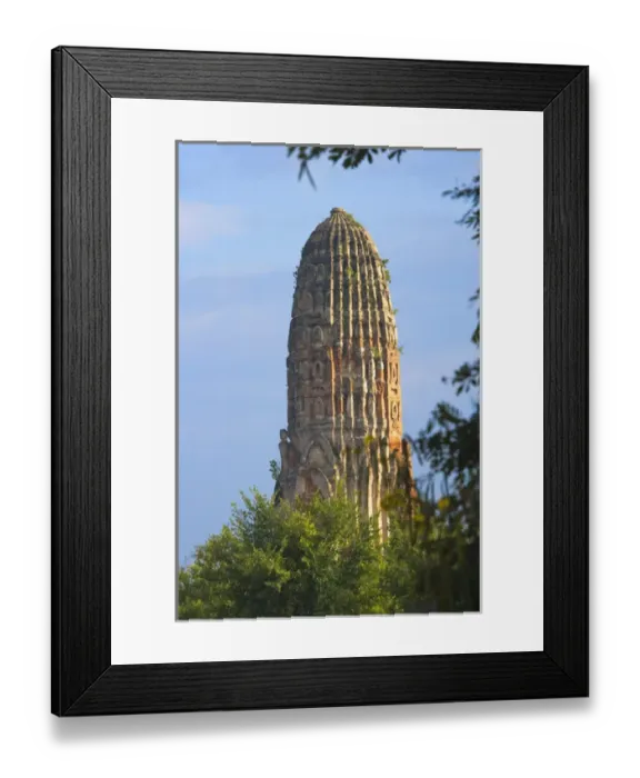 Framed Print : Wat Phra Ran, Ayutthaya Historical Park, UNESCO World Heritage site