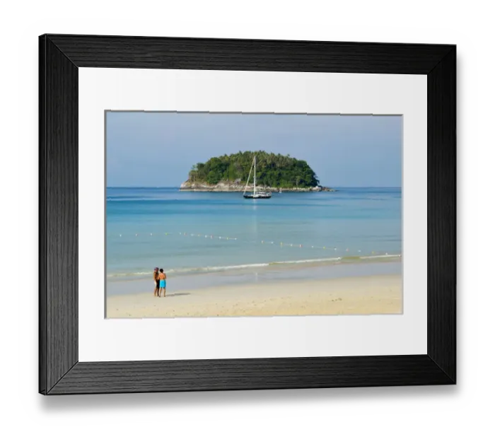 Framed Print : Kota beach, Poo island, Phuket, Thailand, Southeast Asia, Asia