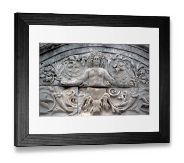 Framed Print : Europe, Turkey, Ephesus. Marble Roman carving of a goddess on a ruin Framed Print : Europe, Turkey, Ephesus. Marble Roman carving of a goddess on a ruin