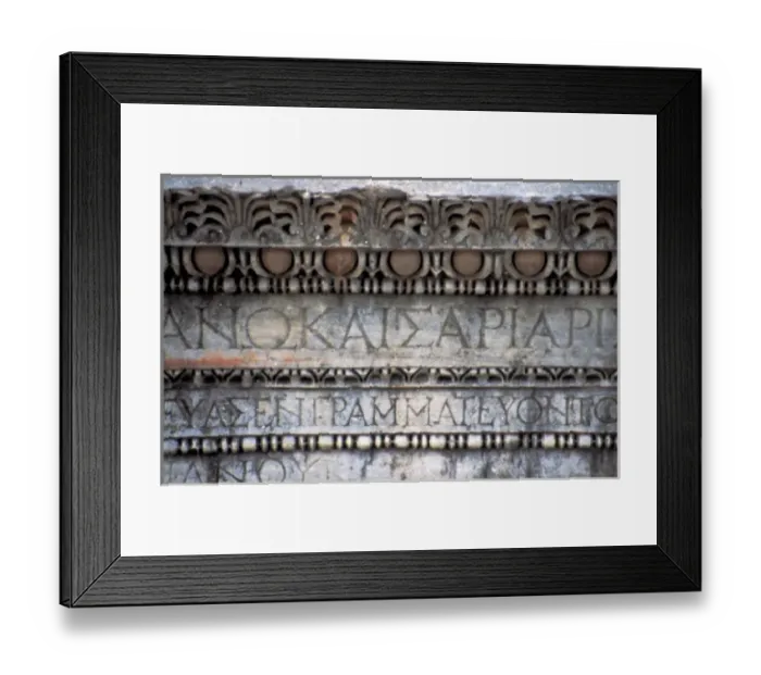 Framed Print : Europe, Turkey, Ephesus. Ruin of Roman inscriptions and decorations copied from the ancient Greeks Framed Print : Europe, Turkey, Ephesus. Ruin of Roman inscriptions and decorations copied from the ancient Greeks