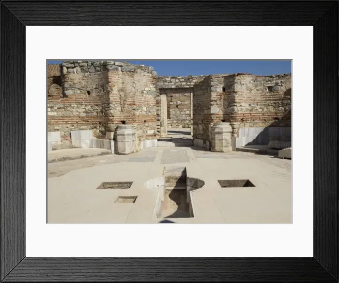 Framed Print : Turkey, Ephesus. Ruins of the Basilica of Saint John Framed Print : Turkey, Ephesus. Ruins of the Basilica of Saint John