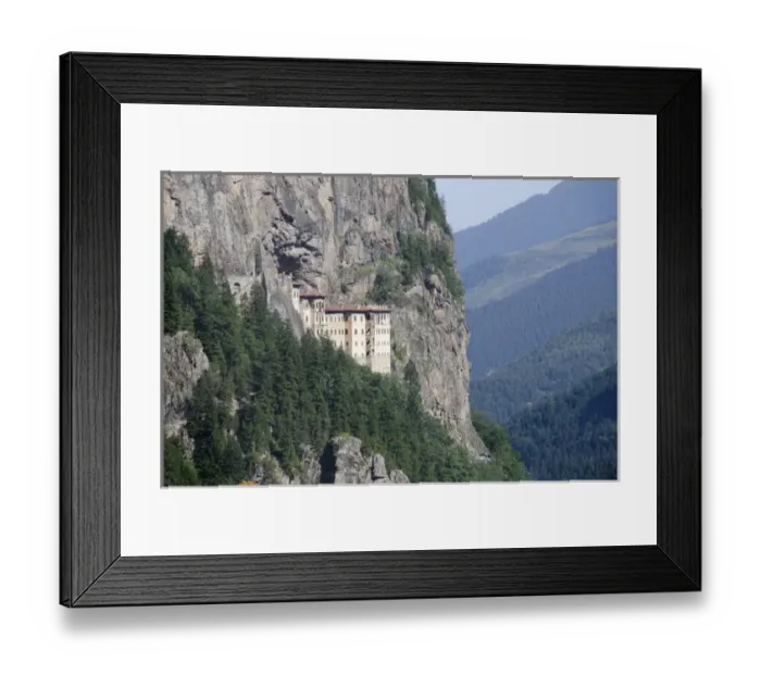 Framed Print : Turkey, Trabzon. Sumela Monastery (aka St. Maria of Mount Mela, Meryem Ana Manastiri, Black Virgin)