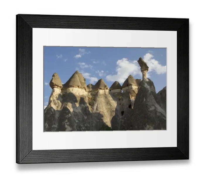 Framed Print : Asia, Turkey, Cappadocia is a historical region in Central Anatolia, largely in the Nevsehir