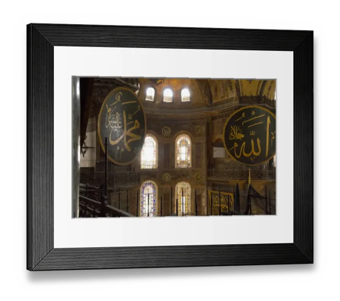 Framed Print : Asia, Turkey, Istanbul. Hagia Sophia is a former Orthodox patriarchal basilica (church)