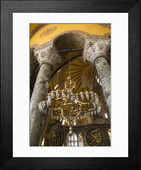 Framed Print : Asia, Turkey, Istanbul. Hagia Sophia is a former Orthodox patriarchal basilica (church)