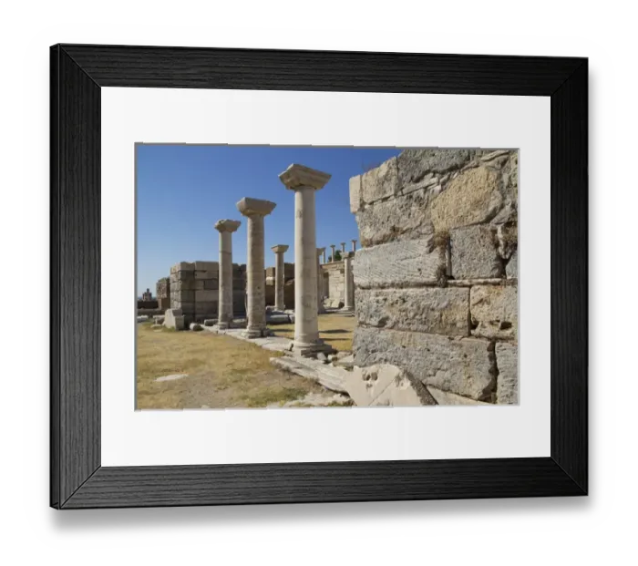 Framed Print : Turkey, Ephesus. Ruins of the Basilica of Saint John Framed Print : Turkey, Ephesus. Ruins of the Basilica of Saint John