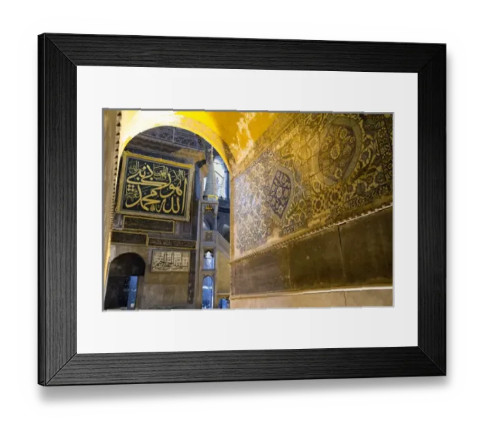 Framed Print : Asia, Turkey, Istanbul. Hagia Sophia is a former Orthodox patriarchal basilica (church)