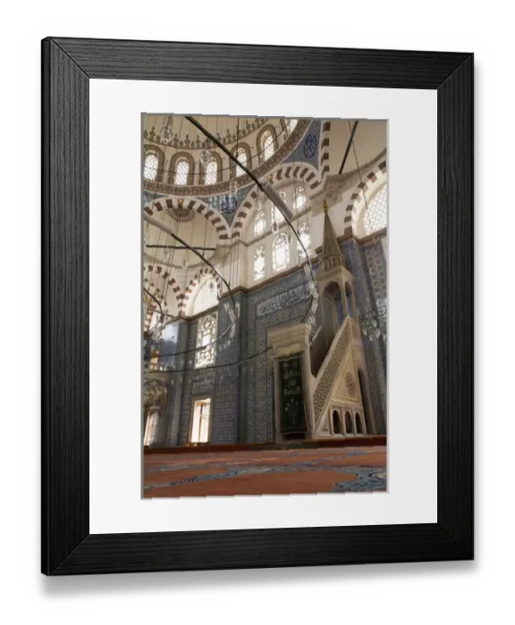 Framed Print : Asia, Turkey, Istanbul. Inside the Yeni Cami Mosque is located in Eminonu neighborhood of Istanbul Framed Print : Asia, Turkey, Istanbul. Inside the Yeni Cami Mosque is located in Eminonu neighborhood of Istanbul