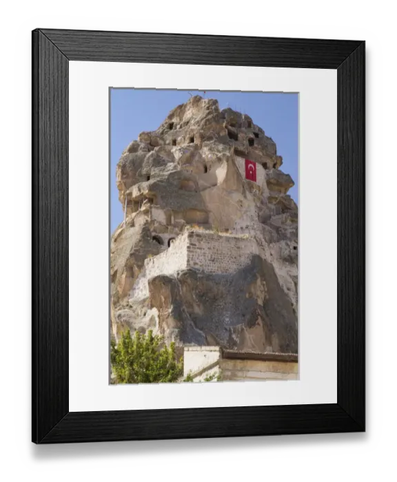 Framed Print : Asia, Turkey. Christian Cave Churches and Monasteries in Cappadocia, Turkey; some