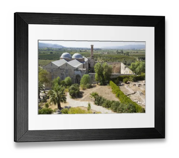 Framed Print : Asia, Turkey. The Isa bey Mosque in Selcuk (near Ephesus) is an example of Seljuk