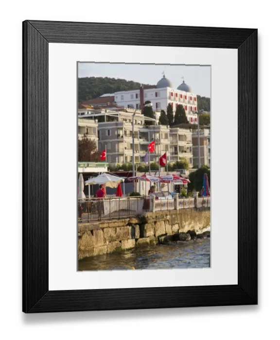 Framed Print : Asia, Turkey, Prince Islands or Princes Islands or Princess Islands. Seaside Restaurant Framed Print : Asia, Turkey, Prince Islands or Princes Islands or Princess Islands. Seaside Restaurant