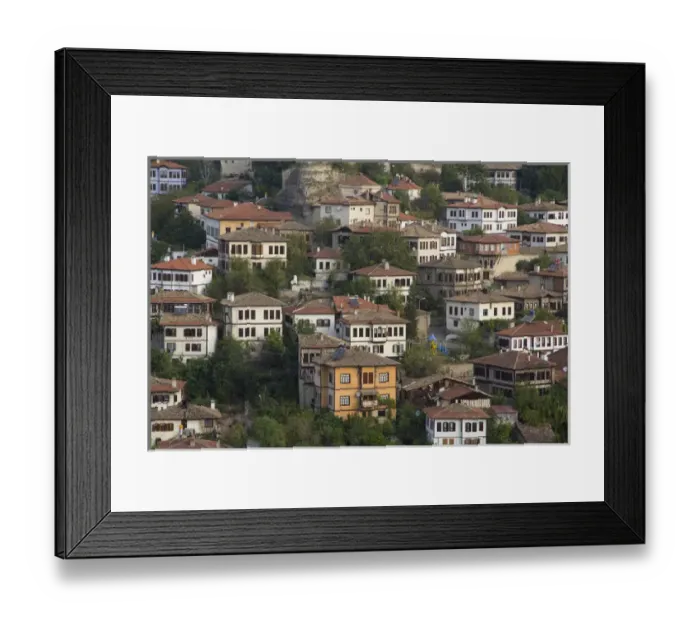 Framed Print : Asia, Turkey, Safranbolu. Safranbolu is a town and district of Karabuk Province in Framed Print : Asia, Turkey, Safranbolu. Safranbolu is a town and district of Karabuk Province in