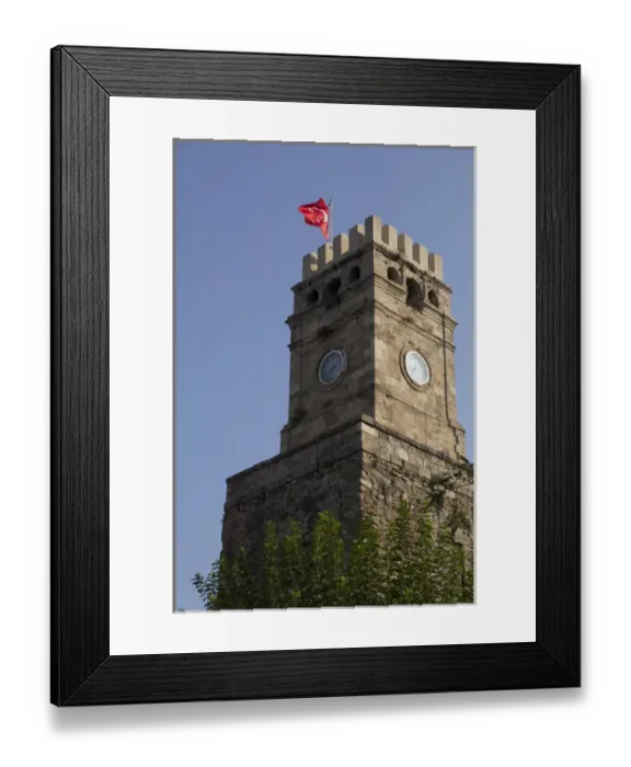 Framed Print : Asia, Turkey, Antalya. The old harbor of Antalya is a small bay surrounded by the cliffs Framed Print : Asia, Turkey, Antalya. The old harbor of Antalya is a small bay surrounded by the cliffs