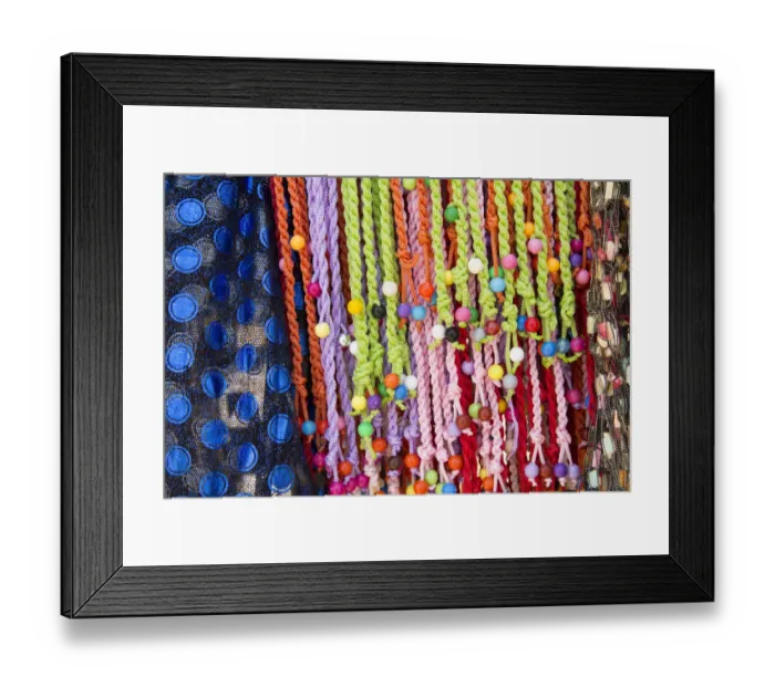 Framed Print : Asia, Turkey, colorful bracelets, necklaces made from Turkish twine and beads Framed Print : Asia, Turkey, colorful bracelets, necklaces made from Turkish twine and beads