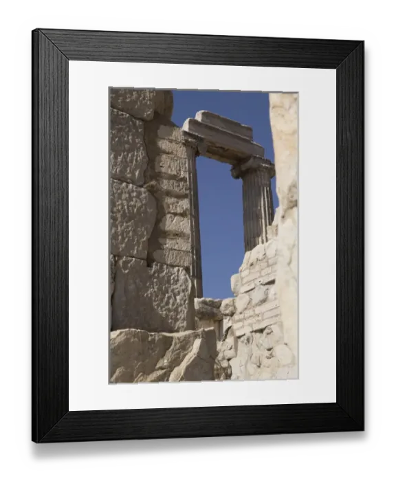 Framed Print : Asia, Turkey, the Archaeological Site of Didyma ruins. Didyma, means atwina in Greek