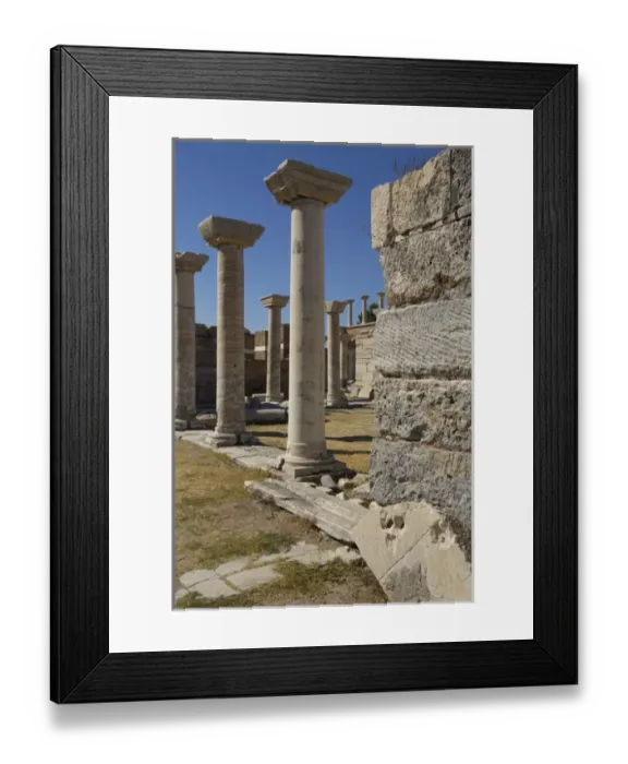Framed Print : Turkey, Ephesus. Ruins of the Basilica of Saint John Framed Print : Turkey, Ephesus. Ruins of the Basilica of Saint John