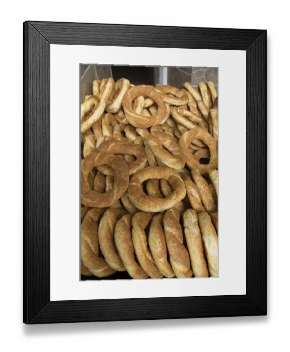 Framed Print : Asia, Turkey, Safranbolu. Simit bakery. Turkish sesame bread, often referred to as a aTurkish bagela Framed Print : Asia, Turkey, Safranbolu. Simit bakery. Turkish sesame bread, often referred to as a aTurkish bagela