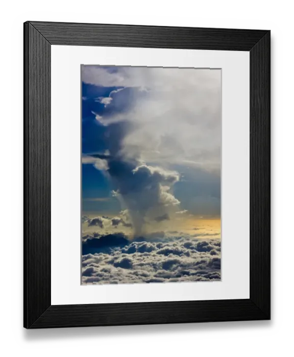 Framed Print : Aerial view of clouds in the sky, Philippines Framed Print : Aerial view of clouds in the sky, Philippines