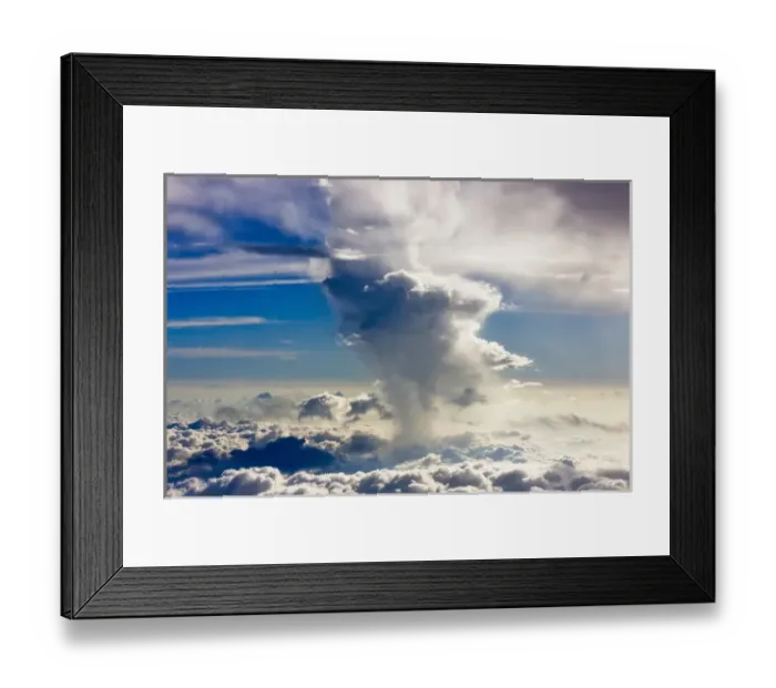 Framed Print : Aerial view of clouds in the sky, Philippines Framed Print : Aerial view of clouds in the sky, Philippines