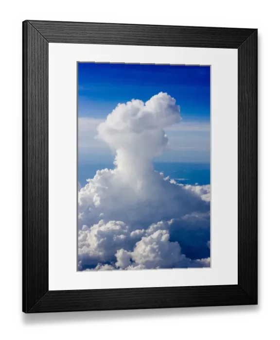 Framed Print : Aerial view of clouds in the sky, Philippines Framed Print : Aerial view of clouds in the sky, Philippines